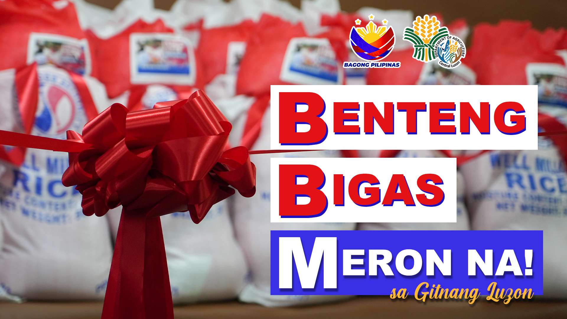 BENTE PESOS (P20) NA BIGAS, MERON NA SA GITNANG LUZON!